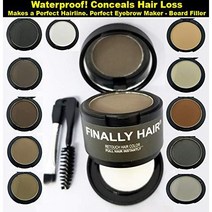 새치커버틴트 스틱 컨실러 쿠션 흑채 마지막으로 Hair Black Dabon Fibers Loss Concealer Hairline Creator Eye Brow Enhancer, 어두운 회색