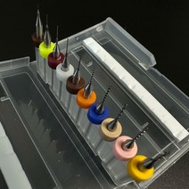 10P 소경 드릴 세트 0.1-1.0mm 핀바이스 기리 위니드, 단품