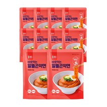 1am 바로먹는 알뜰 곤약면 매콤비빔 200g, 10팩