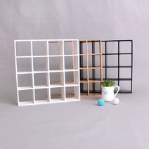 짱패브릭 16칸 인형용 선반 책장 장식장 신발장 육일인형용, 화이트