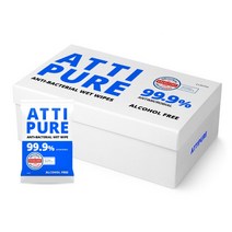 아띠퓨어 항균 물티슈 50매입 (더마) 아티퓨어 ATTIPURE