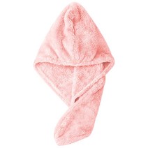 Foxnov 3배 빨리 마르는 드라이 머리수건, 핑크 1개 65x25cm