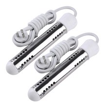 돼지꼬리히터 열선 히터 봉 전기 순간 온수기 막대 가열 코일 온수 물 데우는 기계 2000, 3000W(플러그3개)X2송신온도감지기