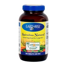 어스라이즈 스피룰리나 내추럴 500mg 타블렛, 360개입, 1개, 360정
