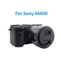 소니 알파 A6000 A6100 A6300 A6400 A6500 A6600 A5100 A5000 카메라에 대 한 실리콘 갑옷 스킨 카메라 가방 바디 커버 수호자, 06 A6600 Black