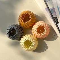 헤어핀 똥머리핀 만두핀 포니 무광, 2무광만두핀-그레이