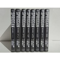 SPRIGGAN 스프리건 [문고판] 만화 전 8 권 완결 세트