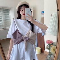 박시반팔티 계 t셔츠 여성 여름 디자인감각 보이핏 볼륨 와이드 루즈핏 하라쥬크 무드 머메이드한 상의 15 4106000236, 레드 M