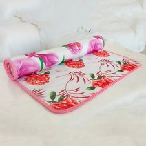 공장 직접 판매 편안한 인쇄 전기 담요 초대형 양면 꽃 단일 전기 담요 방수 전기 담요 도매, 레드 컬러_양면 단일 1.5*0.8 M