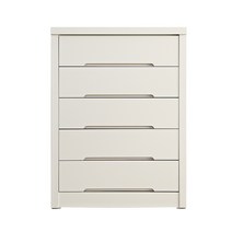 엣지퍼니처 필리스 900 5단 속깊은 서랍장, 화이트