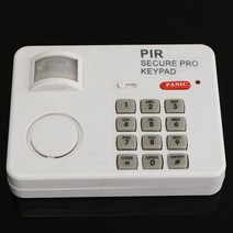 도난방지텍 마트 옷가게 의류 집 도어 차고 창고용 키패드가 있는 pir 무선 보안 12