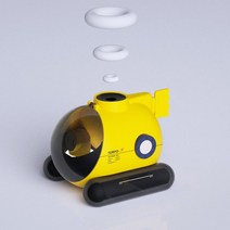 귀여운 가습기 디디오랩 인테리어 가습기 환절기 자취방 분무량 간편세척 가습기 기관지 무선 방수 무소음, 노란색