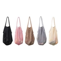 봄 여름 니트 그물 에코백 네트백 쇼퍼백 아이보리 그레이 블랙 핑크 브라운