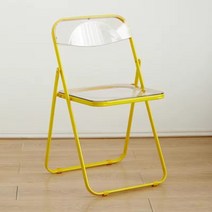 투명 접이식 의자 다양한색상, Q, 1개