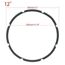 스피커방진패드 공명음 방진매트 1pcs 456.58101218inch 우퍼 스피커 폼, i