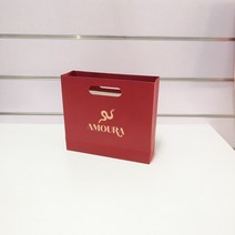 크리스마스포장지 종이포장지 꽃포장지 500Pcs creattrust 고품질 주문을 받아서 만들어진 보석 선물은 로고 인쇄를 가진 빨간 부띠끄 쇼핑 Kraft 봉지를 포장한다, 01 S, 02 Black
