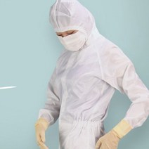 케이엠 방진복 후드형 크린룸 작업복 무진복 투피스, 스카이블루2XL