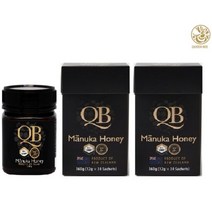 QB마누카꿀 선물세트(UMF 10+ 병꿀 1병+UMF 5+스틱 2박스), 단품, 단품