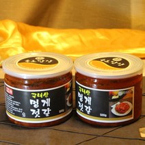 [맛있는젓갈추천] [속초밥상] 감사기획 향부터 맛있는 멍게젓갈1kg, 2통, 500g
