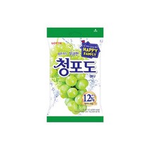 롯데 [캔디]청포도 캔디 153g 맛있는 달콤한간식 사무실간식 아이들간식, 19개