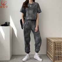 셀럽당 여성트레이닝세트 캐주얼 투피스 여성복 트레이닝복 패션 나염