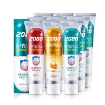 2080 진지발리스 치약 3종 120gx9개, 120ml, 120g, 1세트