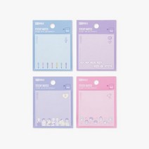 BTS WORLD 점착메모지 방탄소년단 굿즈, BTS월드 픽셀 절취 점착메모지