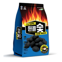 원콜 정품 원콜숯일반형 2kg, 5봉