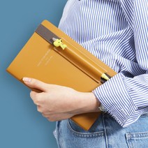 비오파파 2023년 고급 커플 업무용 명품 예쁜 업무 양장 A5 다이어리, 올리브그린