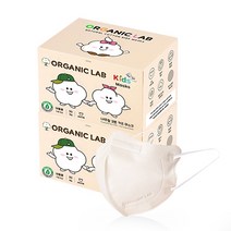 오가닉랩 키즈앤베이비 마스크, 키즈(4세 이상) 60매입
