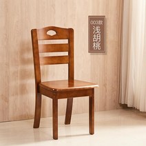 원목스툴의자 전 사실 등받이좌식의자 현대 심플 가정용 중국식 식당 마작 책상테이블 호텔 음식점 2621512426, 003# 호두나무 [전 원목 ]