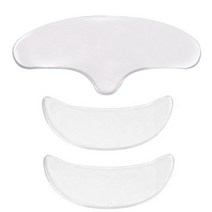 목세로주름 세로목주름 일일일팩 눈밑주름패치 목주름팩 실리콘팩 눈이 지 않는 안티 이징 페이스 패드 3 개재사용 가능한 의료용 실리콘 주름 방지 라인 패치, 01 Transparent