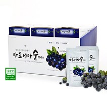 아로니아 즙 원액 100% 국내산 무농약 착즙 액기스 50ml x 30포
