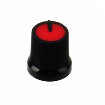 포텐셔미터용 플라스틱 노브 15mm 레드 DM3613