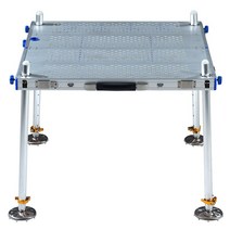 수상좌대 알류미늄 접이식 좌판 카본 판야대물찌 실버, 중공값80x70다리0.9미터