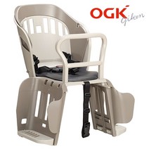 OGK RBC019 포폴라 차콜 자전거 유아안장, 핑크 - S, 그레이지