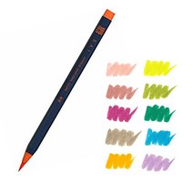 아카시아 붓펜 낱개 30색상, CA200-29 닭의장풀색