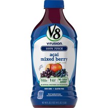 V8 (미국직배) 아사이 믹스 베리주스 1.36L 2팩 Acai Mixed Berry 46 oz. Bottle, 2개