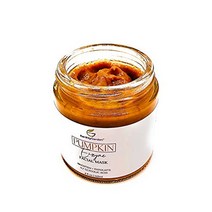 Earthly Garden 호박 효소 페이스 마스크 | 4oz 천연 앰프 비건 엑스폴리에이팅 호박 페이스 마스크로 브라이트닝 amp 칙칙함 여드름 흉터 다크 스팟 라이트닝 | 보습