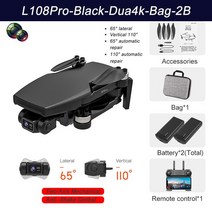 새로운 2022 L108 프로 Gps 드론 HD 4K 카메라 2 축 짐벌 전문 2000M 이미지 전송 브러시리스 모터 RC Fold, 18 108 Pro 2B Bag