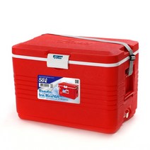 팬더 DO-60 58리터 우레탄특수보온 아이스박스, 레드, 58L