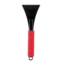 제설 청소 도로 자동차 유리 눈 제거 도구 다기능 얼음 스크레이퍼 삽 앞 유리 자동 제상 자동차 겨울, 빨간색