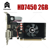 그래픽 카드 pci express HD7450 2GB DDR3 64bit LP ATI용 비디오 카드 PC, 협력사
