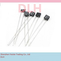 [케이로] 372253 블랙 스퀘어 팬 모터 2A 250V 열 퓨즈 LED 92 95 105 110 115 120 125 130 135 140 145 150 온도 스위치, 10PCS, 95C