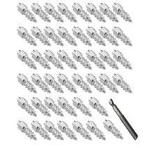 스파이더 체인 자동차 스노우 100pcs 겨울 휠 러그 타이어 스터드 나사 스파이크 휠 타이어 체인 스터드 신발 atv 오토바이 타이어 49mm, b