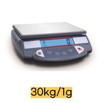 오하우스저울 단순중량저울 R11P30/30kg까지/1g단위/충전식