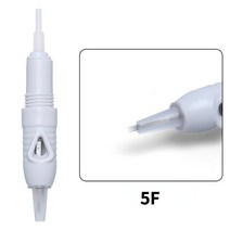 터치 스크린 PMU 문신 기계 더모그래프 미세 색소 침착 프리미엄 Charmant 영구 메이크업 눈썹용 디지털 펜, [07] 100pcs 5F