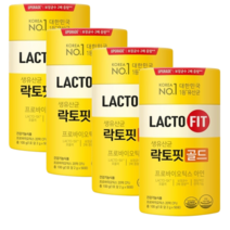 홈쇼핑 락토핏 생유산균 골드 프로바이오틱스 LACTO FIT 포뮬러 식약처 인증 청소년 성인 여성 남성 노약자 랏토핏 락토픽 라토핏 라토픽 라토피 20억 보장 유상균 분말 스틱, 4개, 100g