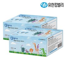 유한킴벌리 어린이마스크 개별포장 30매 2박스 총 60매 82008, 1세트