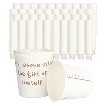 서연 계량 눈금 종이컵, 100개